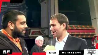 MUST WATCH Eddie Hearn in his FIRST EVER iFL Interview [upl. by Nichola78]