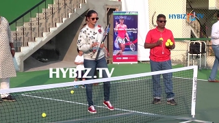 Sania Mirza Grassroot Level Tennis Academy Launch  Hyderabad  hybiz [upl. by Olia50]