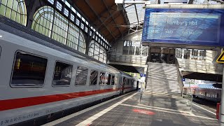 quotPidder Lüngquot IC mit BR218ampLageplanampSH Netzplan in Lübeck Hbf IC2415 Hamburg Hbf [upl. by Debra]