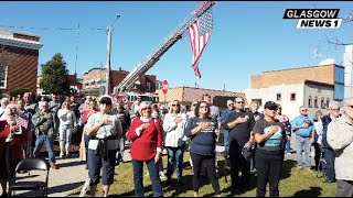 Glasgow community celebrates Veterans Day [upl. by Ollayos]