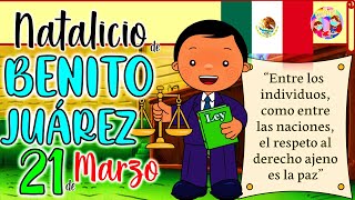 Natalicio de Benito Juárez🇲🇽21 de Marzo [upl. by Bertie337]