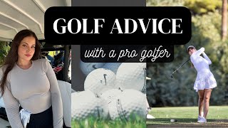 GOLF ADVICE FROM A PRO  tee shot selection [upl. by Idyak500]