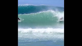 The Outer Reef Hawaii😱 surf reef outerreef reef bigwaves huge massive waves wsl surfing [upl. by Egin810]