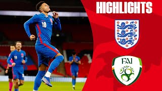 England 30 Ireland  Maguire Sancho amp CalvertLewin Get on the Scoresheet  Official Highlights [upl. by Leunammi]