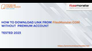 Download file from Filesmonstercom without premium account get link vip Filesmonster  FREE [upl. by Neehsar]