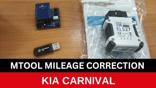 Mtool Stool Odometer Correction KIA Carnival Customer Feedback odometercorrection mileage [upl. by Bloomer]