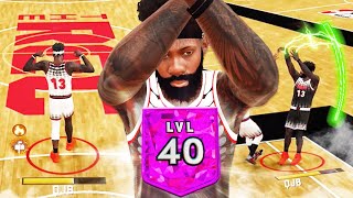 NBA 2K22  HITTING LEVEL 40 With 73 PAINT BEAST Next Gen Rec Center Season 2 Gameplay [upl. by Asiret987]