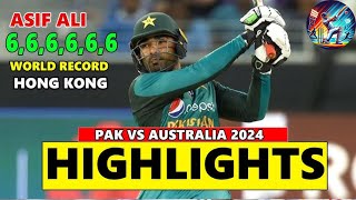 Pakistan Vs Australia Hong Kong Super Sixes Semi Final Match Full Highlights 2024  PAK VS AUS [upl. by Airenahs]