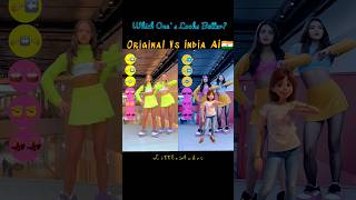 Taki Taki Original Vs India AI Dance Cover💃Pls Comment 110 aadvika dance [upl. by Iy]