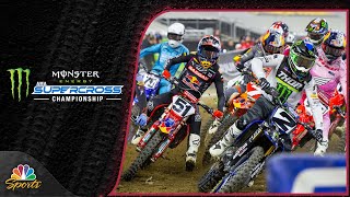 Supercross 2024 Top crashes bashes and passes of season so far  Motorsports on NBC [upl. by Ratha]