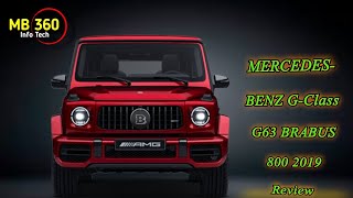 MERCEDESBENZ G Wagon GClass G63 BRABUS Edition 800 2019 Review  Urdu  Hindi [upl. by Searby592]