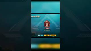 New Overachiever title🔥pubgprince shortviral gaming TITLE [upl. by Annavoj]