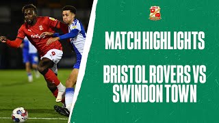 Bristol Rovers 30 Swindon Town  Papa Johns Trophy Match Highlights [upl. by Laetitia]