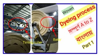 Dyeing process in textile bangla  Flow chart of dyeing process in textile [upl. by Trini]