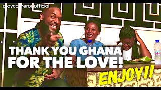 ENJOY Ghana Has Shown Me Tremendous Love amp Here Are A Few Interviews From The Waakye MeetampGreet [upl. by Rivi]