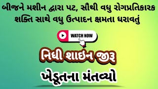 quotજીરાની શ્રેષ્ઠ જાત ‘નિધી શાઇન’ સાથે મેળવો જોરદાર પરિણામquot [upl. by Arbma]