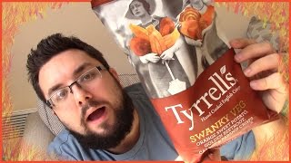 Tyrrells Swanky Veg Golden Crisps Review [upl. by Nimad]