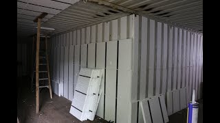 InSoFast how to insulate Shipping Containers Short Version [upl. by Iolenta]