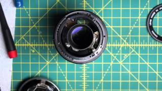 Canon FD SC 135mm f35 Lens Disassembly [upl. by Aehsat832]