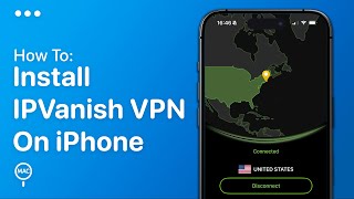 How To Install IPVanish VPN On iPhone  Easy Guide [upl. by Wendelina590]