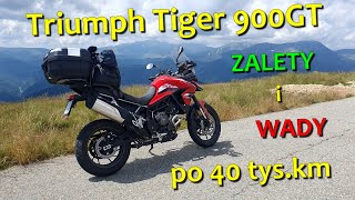 Triumph Tiger 900 GT 21 po 40 tyskm  zalety i wady [upl. by Adlihtam]