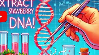 Extracting DNA from Strawberries 🧬🍓 AndTasting it 🤢 [upl. by Adela]