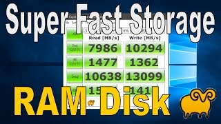 How To Create a RamDisk  Super Fast Storage SoftPerfect [upl. by Aidne465]