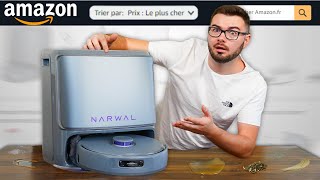 Je teste le ROBOT ASPIRATEUR LE PLUS CHER DAMAZON  Narwal Freo Z Ultra [upl. by Eelra]