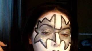 KISS SERIES Ace Frehley Spaceman Make Up Tutorial Part 2 [upl. by Mcnally]