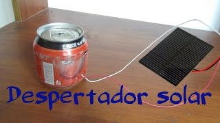 Despertador solar casero Ideatronic [upl. by Ellehcer]