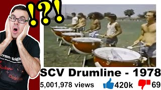 MARCHING TIMPANI LINE EMC Reacts to SCV 1978 Drumline Fred Sanford quotBuilding the Sectionquot [upl. by Hsevahb919]