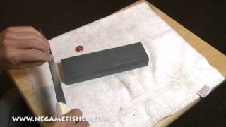 How to Surgically Sharpen a Fillet Knife the right easy way [upl. by Sabanrab]