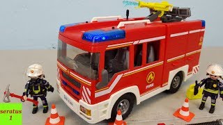 Playmobil Feuerwehr Rüstfahrzeug 9464 auspacken seratus1 [upl. by Nathanoj648]