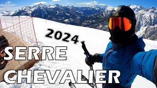 Serre Chevalier 2024  Le Monêtier Villeneuve Chantemerle Briançon [upl. by Yerrok]