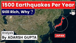 Why Japan is More Prone to Earthquakes and Tsunamis  Causes amp Affects World Geography for UPSC IAS [upl. by Yahiya]