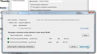 Jak skonfigurować pocztę w programie Mozilla Thunderbird [upl. by Ttessil]