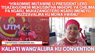 KOMA PATRICIA KALIATI SAZATHEKA TAMVANI ZOMWE WAYANKHURA KU CONVENTION YA UTM LERO KU MZUZU MOSAOPA [upl. by Normalie431]