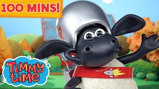 100 MINS ⏱️ Timmy Time Best Bits Series 1 🚀 Preschool Cartoon [upl. by Seldan773]