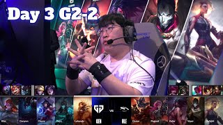 HLE vs GEN  Game 2  Day 3 LoL Worlds 2024 Swiss Stage  Hanwha Life vs GenG G2 full [upl. by Ujawernalo]