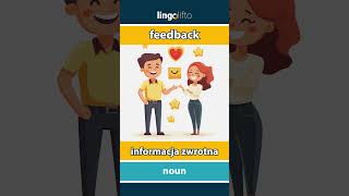 🇬🇧🇵🇱 feedback  informacja zwrotna  learn English  Uczmy się angielskiego [upl. by Smaoht824]