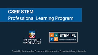 CSER STEM Professional Learning Program Promo [upl. by Pearle]