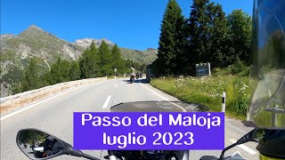 Svizzera in moto  luglio 2023  Malojapass BMW R 1250 GS [upl. by Aihtniroc]