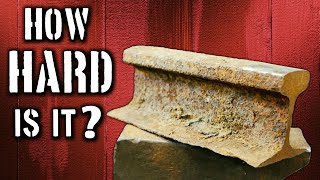 How hard is a railroad track anvil [upl. by Maillliw796]