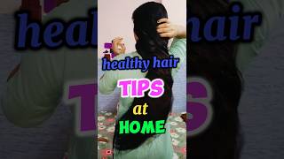 Healthy hair tips at home ✅haircare haircaretips haircareseries longhairgrowth ytshorts [upl. by Bornie471]