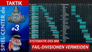 World of Warships TaktikTipp 3  FailDivisonen Vermeidung amp Systematik des MM deutsch [upl. by Ahseital]