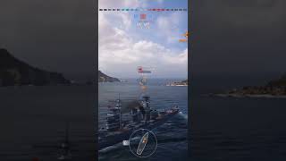 World of warships Legends линкор games modernwarships игра [upl. by Llerdnek]