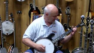 Banjocom video demo of a new Deering Crossfire 5 String Electric Banjo [upl. by Ireg833]