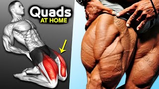 Quadriceps Workout At Home With Dumbbells  No Equipment [upl. by Artemla]