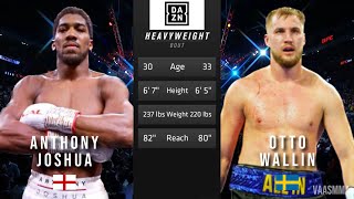 ANTHONY JOSHUA VS OTTO WALLIN FULL FIGHT [upl. by Christiana]