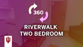 IUPUI HRL 360 Tour Riverwalk Two Bedroom Apartment [upl. by Zamir480]